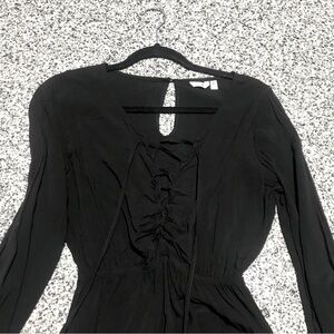 La Vie en Rose ✦ Black Boho Unused Coverup Jumpsuit (XS/S)